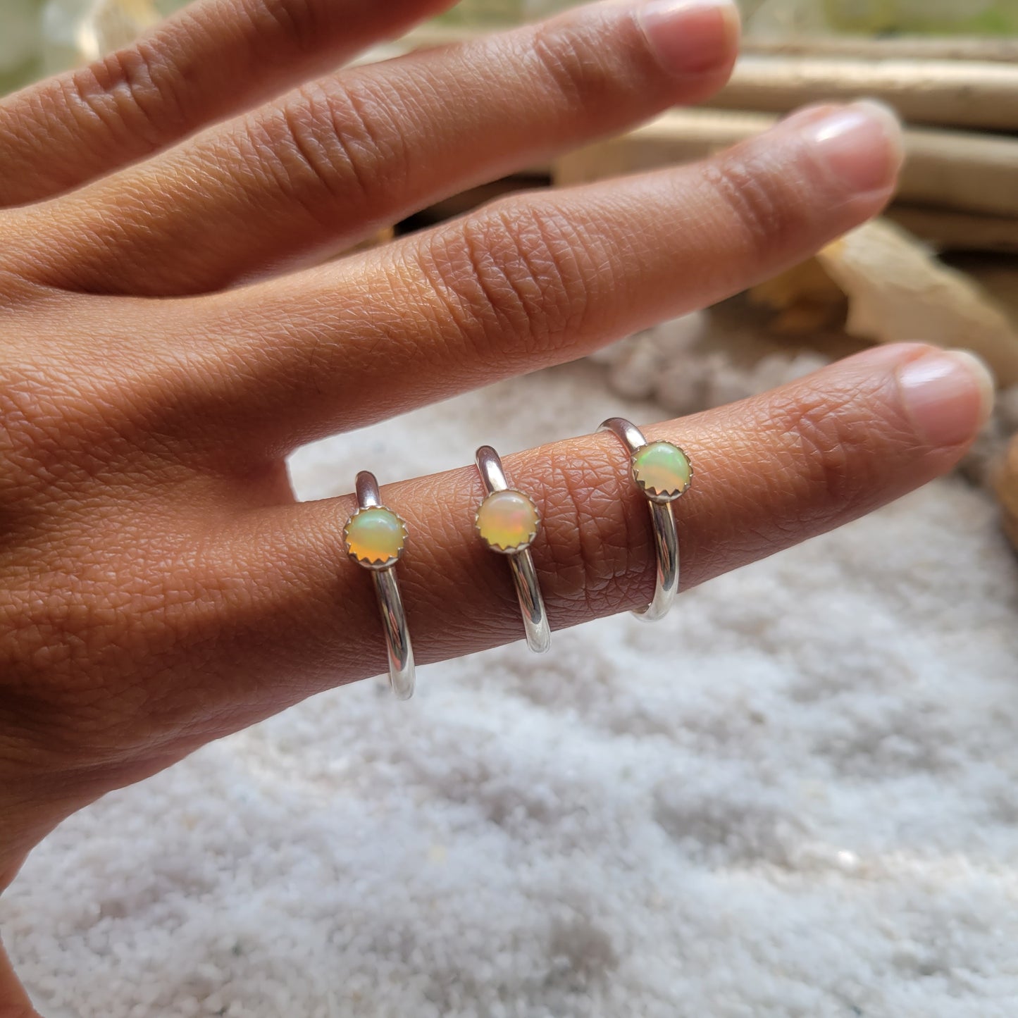 Opal Stacking Ring