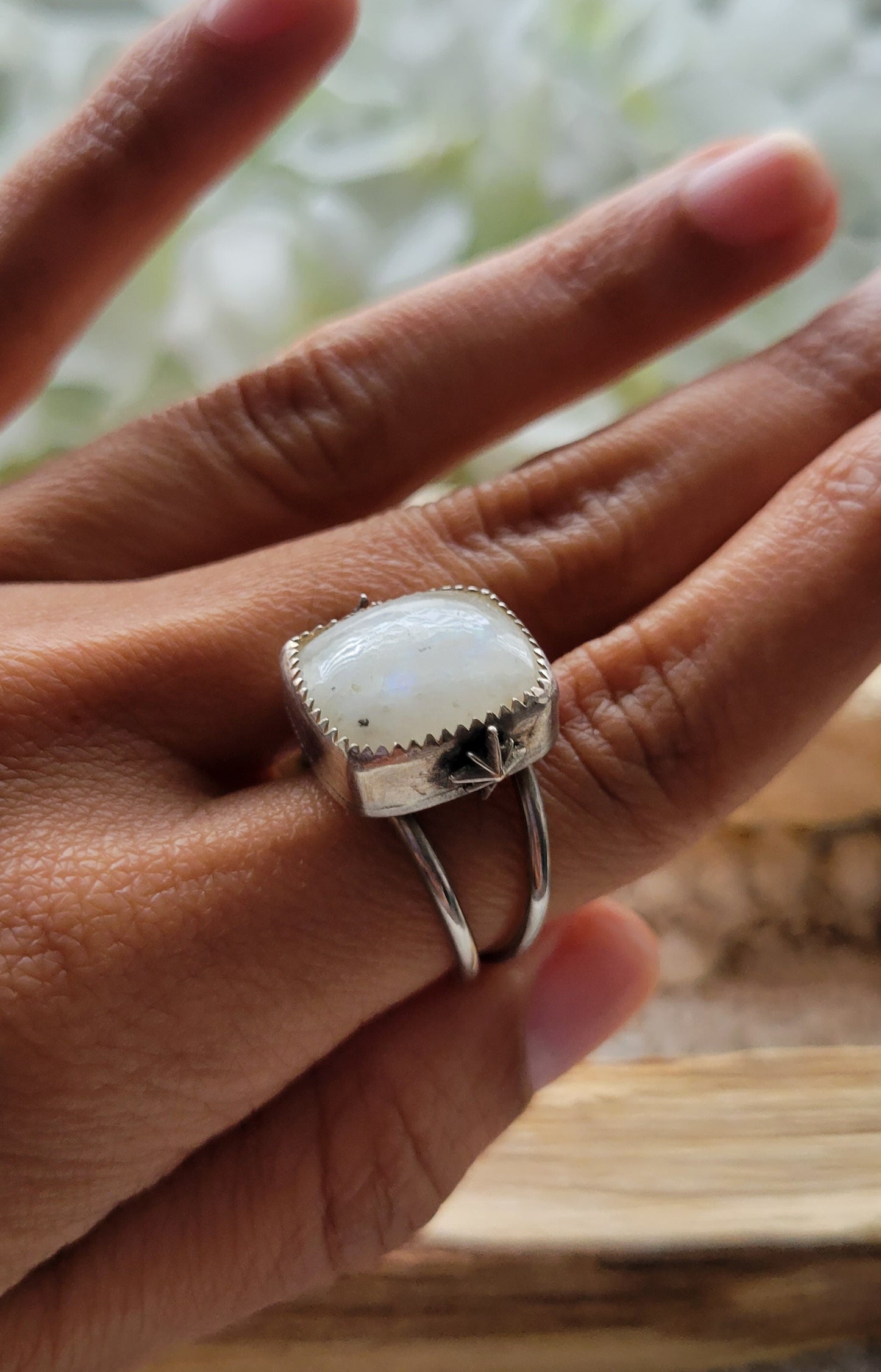 Moonstone Ring Size 6