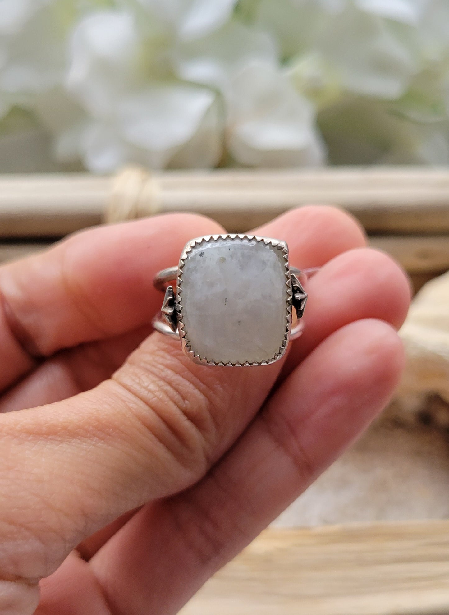 Moonstone Ring Size 6