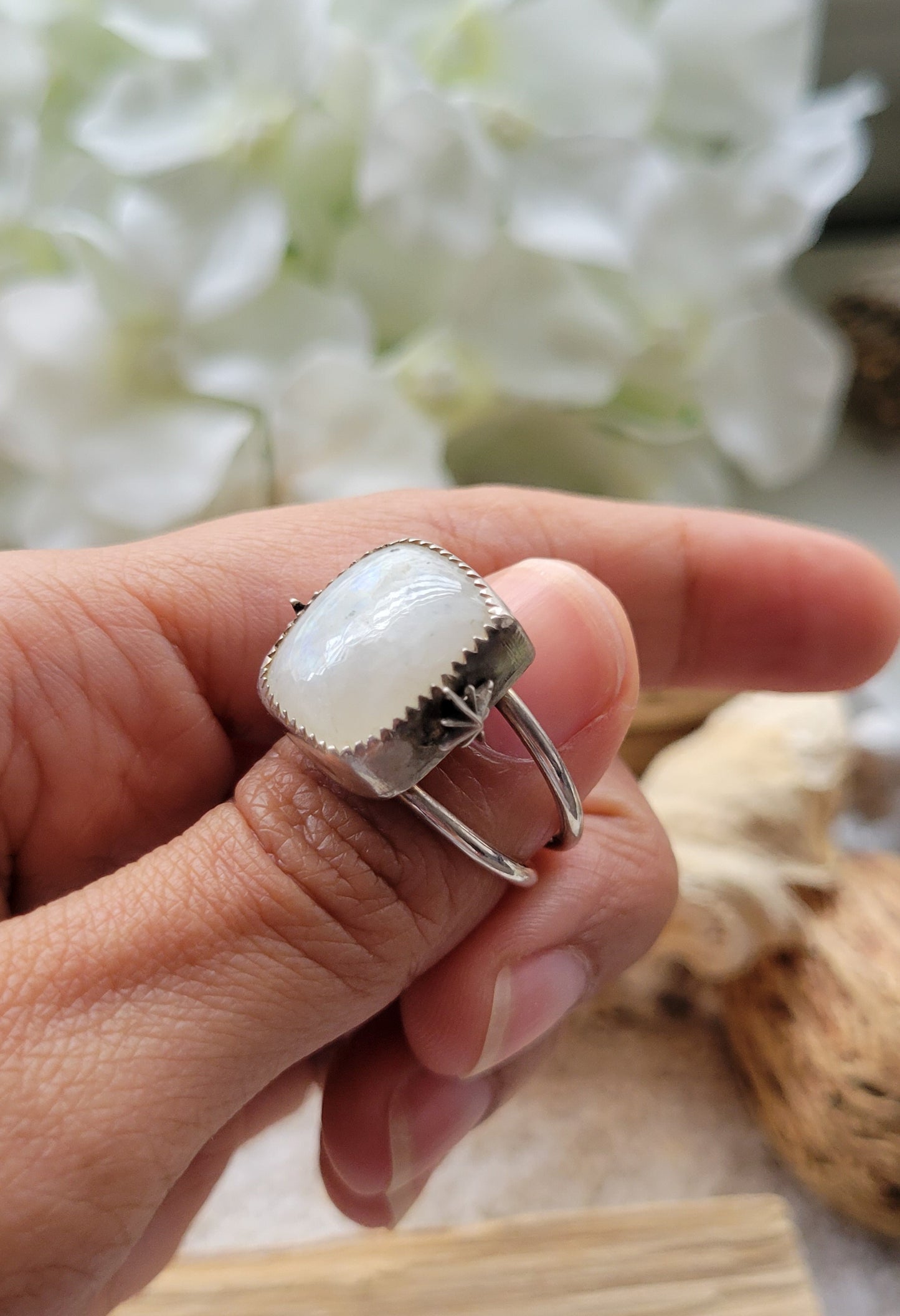 Moonstone Ring Size 6