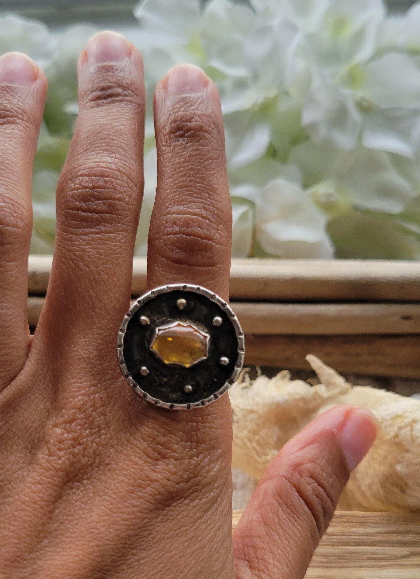 Citrine Ring  Size 6.5