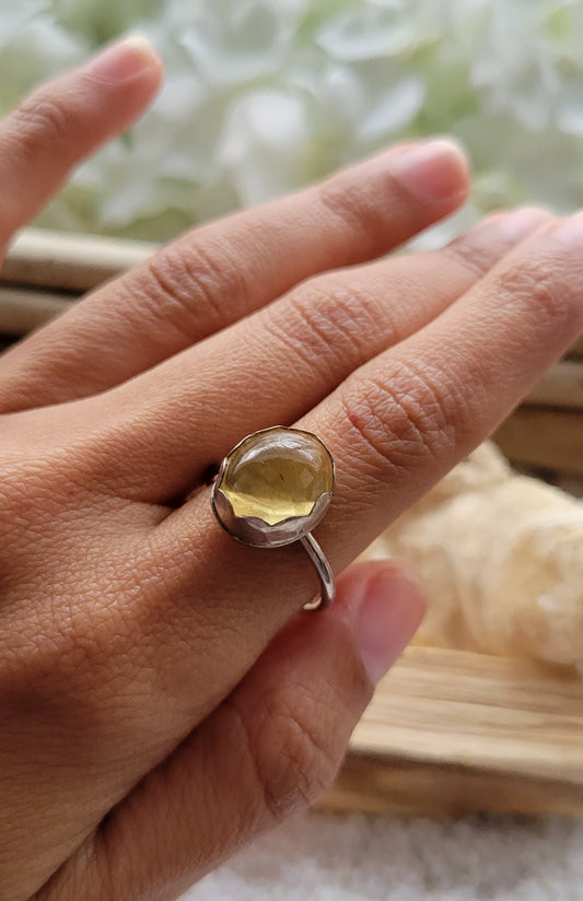 Citrine Ring Size 7