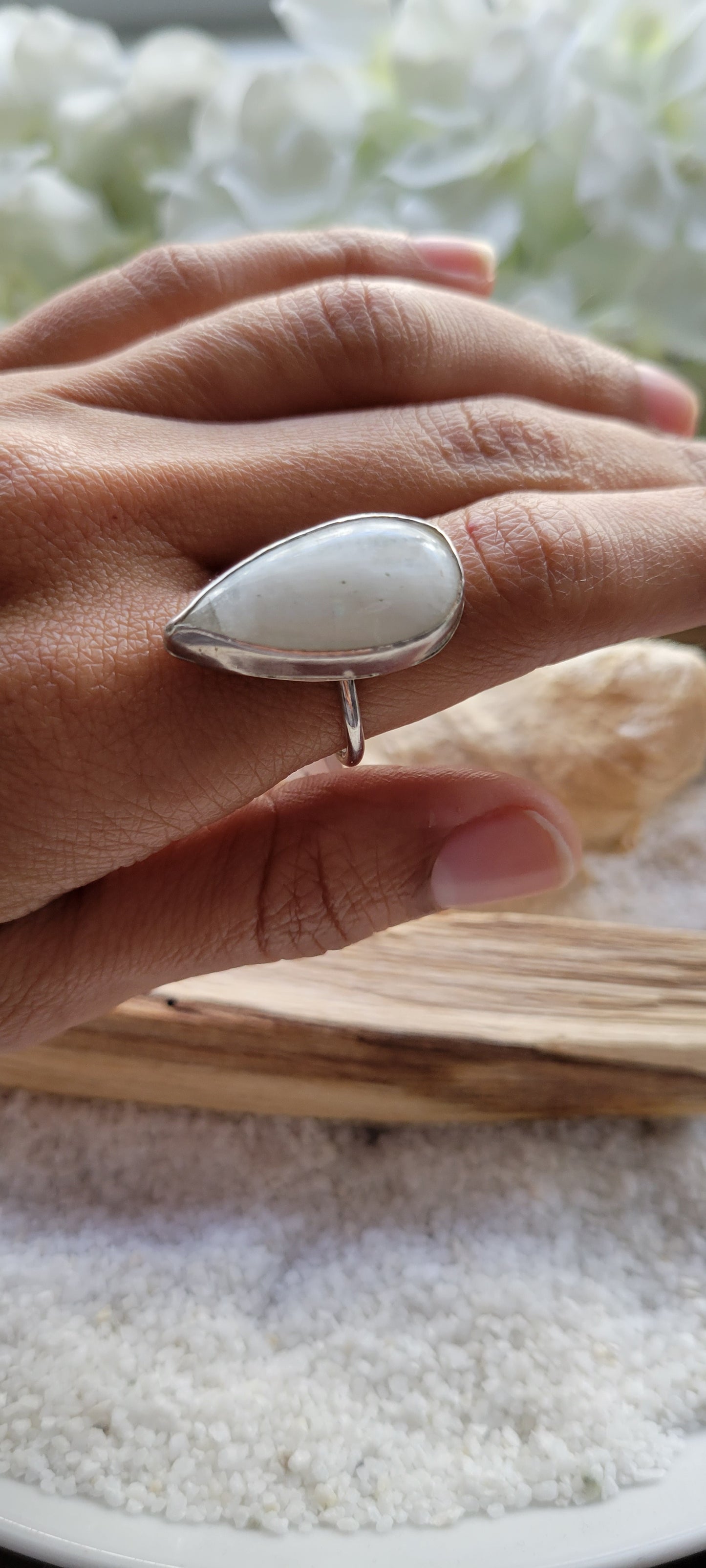 Moonstone Ring Size 6.5