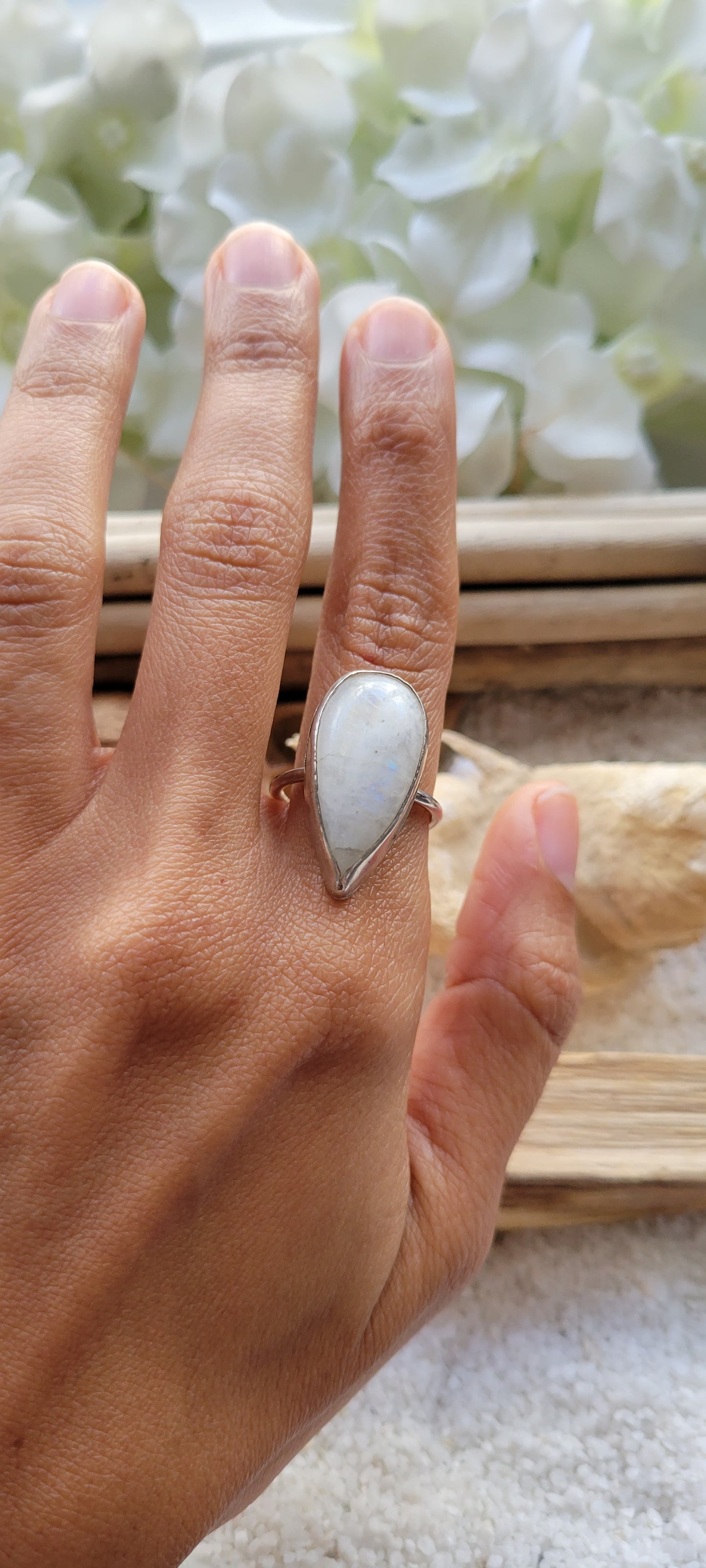 Moonstone Ring Size 6.5