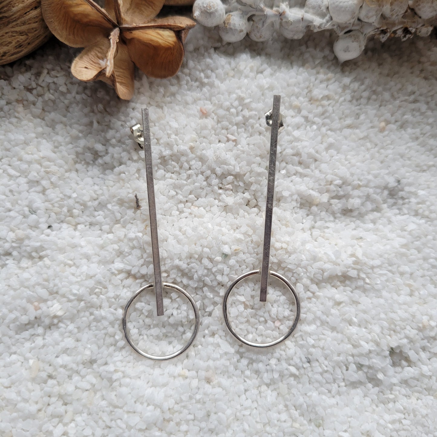 Orbit Sterling Silver Earrings