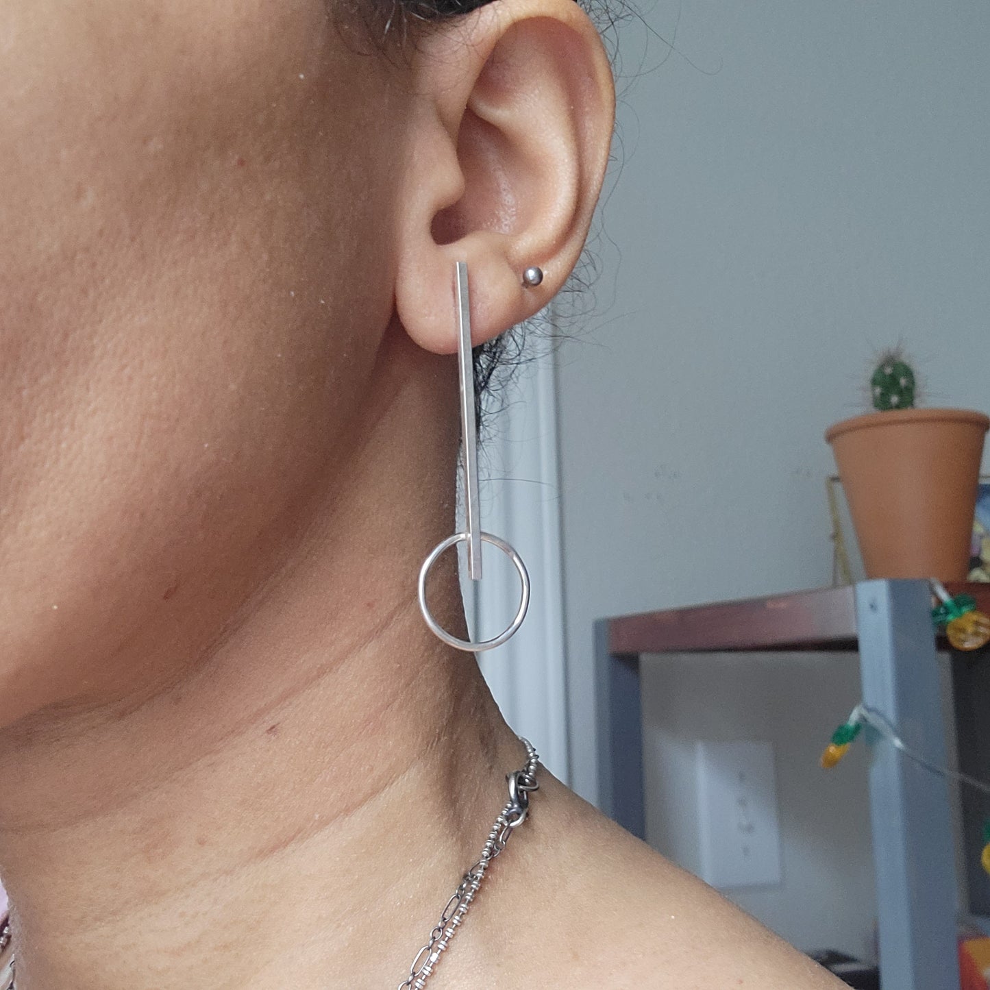 Orbit Sterling Silver Earrings