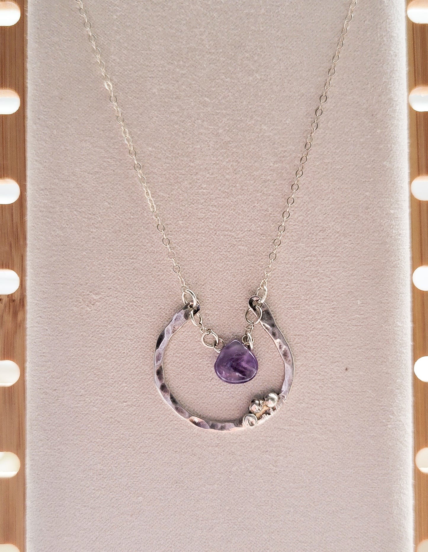 Amethyst Sterling Silver Necklace