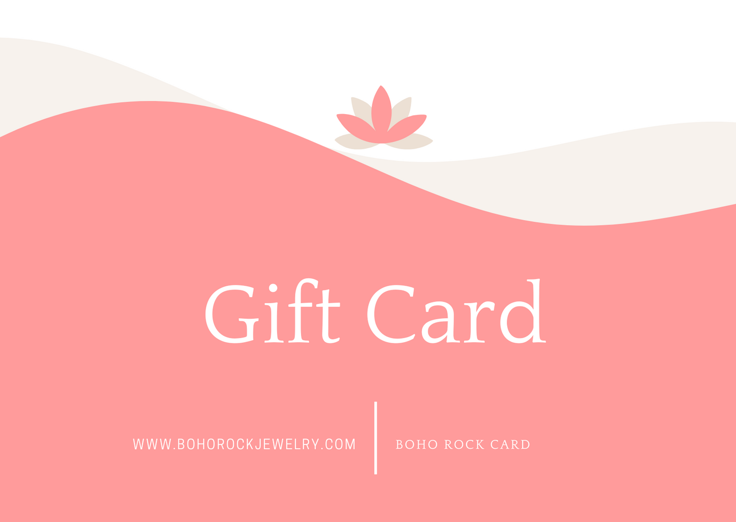 Boho Rock Jewelry Gift Card